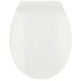 Poseidon WC-Sitz Elegance  (Duroplast, Weiß, Mit Absenkautomatik, Uni)