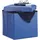 Relaxdays Sitzhocker Kunstleder 38 x 38 x 38 cm Blau