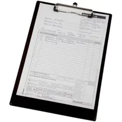 Eichner PVC-Klemmbretter schwarz, 232 x 338 mm 5 St.