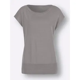 Classic Basics Pullunder CLASSIC BASICS "Pullunder", Damen, Gr. 38, grau (steingrau), 100% Polyacryl, unifarben, Pullover