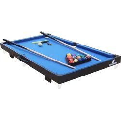 COUGAR - Tragbarer Billardtisch Schwarz/Blau Mini | 110 x 56 cm SCHWARZ No Size