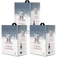 Dornfelder Glühwein aus deutschem Rotwein - HANS BAER - Bag-in-Box (3x 5L)