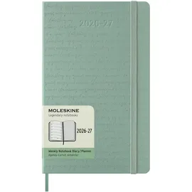 Moleskine Wochen-Notizkalender 18 Monate A5 Salbeigrün 2026/2027