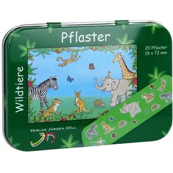 Kinderpflaster Wildtiere Dose 20 St