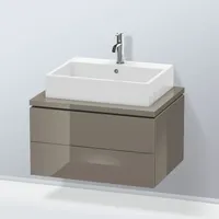 Duravit L-Cube Waschtischunterschrank, 2 Auszüge, LC581608989,