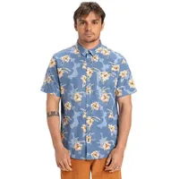 QUIKSILVER Apero Classic Kurzarmhemd - Coronet Blue Backyards -
