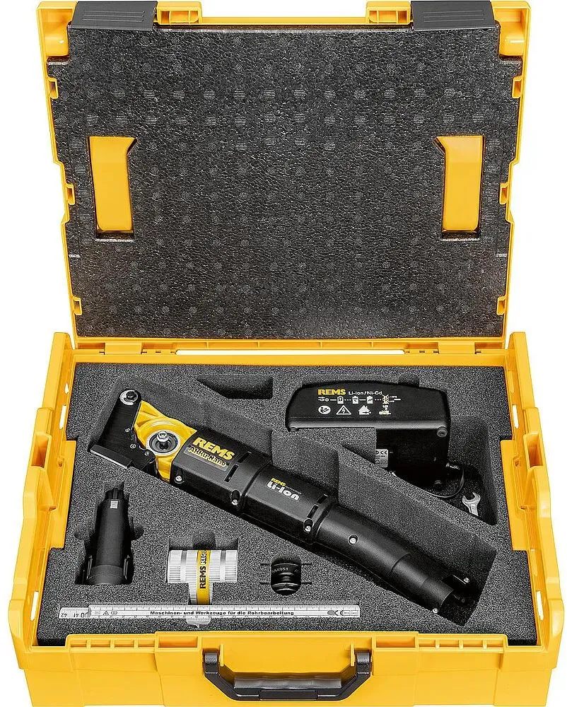 Akku Nano Super Pack Rems + REG 8-35, 2x Schneidrad + Zollstock in L-Boxx