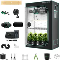 MARS HYDRO TSL2000 Growzelt Komplettset mit Smart Controller43,Vollspektrum Dimmbar Grow Lampe,120X60X180cm 1680D Hohe Reflektivität Grow Box,4" 205CFM Automatischer Belüftungssat,10-Gang-Lüfter