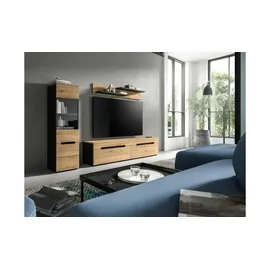 xonox.home Vitrine Canu 36 x 33 x 125 cm Grau