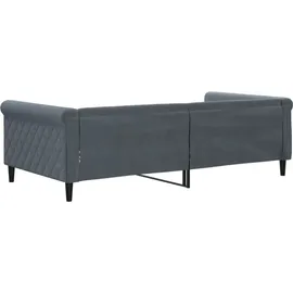 vidaXL Tagesbett 100 x 200 cm Dunkelgrau