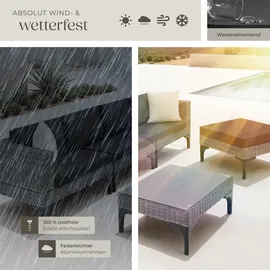 Tectake Konstanza Loungeset grau