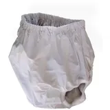Wasserdichter slip aus pvc, Inkontinenzhilfe, Flexibel und waschbar, Wiederverwendbar, Geschlossenes modell, Weiß, Größe 4 (45-60 cm taille), Unisex, 100% wirksamkeit
