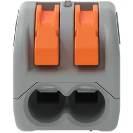 WAGO GMBH & CO. KG WAGO GmbH& Co. KG Verbindungsklemme 2x0,08-4qmm grau 222-412