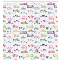 ABAKUHAUS Duschvorhang 175 x 200 cm mehrfarbig