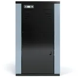 STUFE A PELLET ITALIA Vulkano 30 kW WiFi Pelletkessel Klasse 5, Effizienz: 93 %, Heizleistung 300 – 500 m2, Autonomie 25 Stunden, programmierbar, 5 Leistungsstufen, 24 Monate, Schwarz