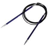 KnitPro International Rundstricknadel ZING 4,50 mm iolit 120 cm, Blau