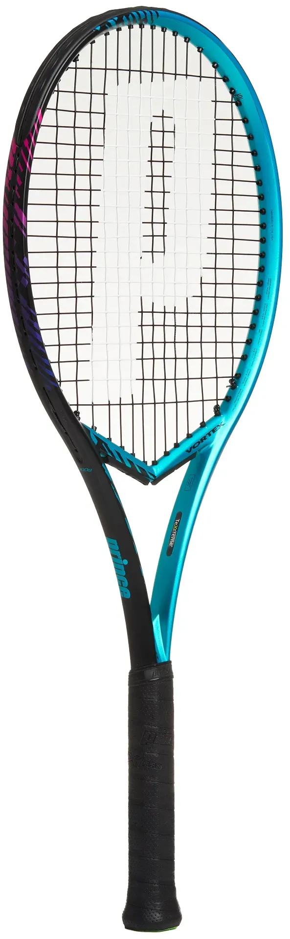 Prince Tennisschläger Vortex 100in/300g/Turnier blau - unbesaitet -