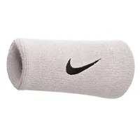Nike Swoosh Doublewide Wristbands white/black