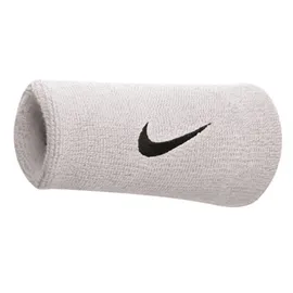 Nike Swoosh Doublewide Wristbands white/black