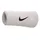 Nike Swoosh Doublewide Wristbands white/black