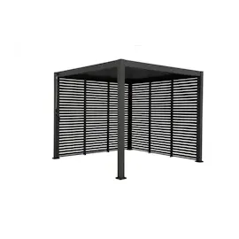 BEST Freizeitmöbel Louvre Wand 93 cm anthrazit