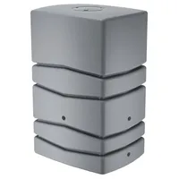 Prosperplast Regenwasserbehälter Aqua Tower 450 l hellgrau