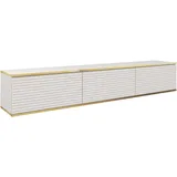 Mirjan24 Tv-Lowboard, Weiß, Rechteckig, 175x30x32 cm, Wohnzimmer, Wohnwände, Lowboards, Lowboards stehend