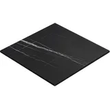 GGM Möbel Bistro HPL Tischplatte | Schwarz-Marmor | B:T 60 x 60 cm | Gastro HPL Tischplatte