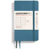 Leuchtturm 1917 Leuchtturm1917 Notizbuch Pocket Softcover, 123 Seiten, blaugrau, 80 g/m2