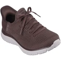 Skechers Damen Hands Free Slip-ins Virtue-Divinty Sneaker, Schokobraun = Schokobraun, 41 EU - 41 EU