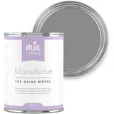 miafarben Möbelfarbe für Holz 750ml, Kreidefarbe, Möbellack ohne schleifen, Kreidelack (Natürliches Felsengrau)