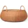 Ferm Living Aufbewahrungskorb Braided Ø 60 cm 60 x 60 x 32 cm braun