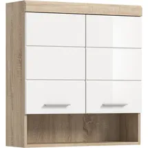 INOSIGN Hängeschrank »SIENA, Breite 74cm, 2 Türen, 1 offenes Fächer, MDF-Front« TOPSELLER!, in verschiedenen Farben erhältlich, Badmöbel, Badschrank, Schrank, Bad