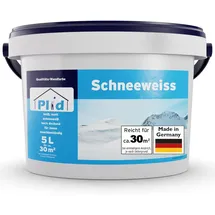Plid Schneeweiß Wandfarbe weiß matt 5 l