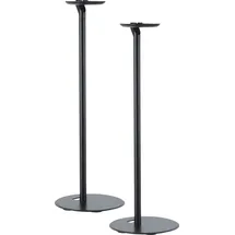 conecto CC50595 2er-Set Premium Standfuß für SONOS ONE + SONOS PLAY:1 mit Kabelmanagement, Höhe: 71,6cm, Traglast: max. 3,0kg, schwarz