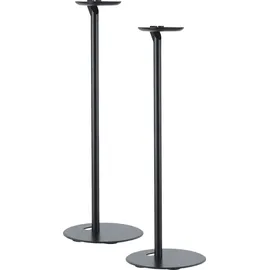 conecto CC50595 2er-Set Premium Standfuß für SONOS ONE + SONOS PLAY:1 mit Kabelmanagement, Höhe: 71,6cm, Traglast: max. 3,0kg, schwarz