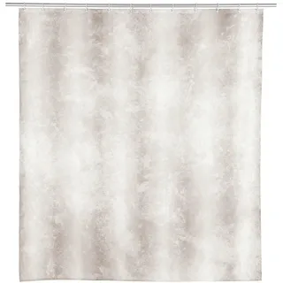 Schöner Wohnen Duschvorhang Londa 180 x 200 cm braun, weiß