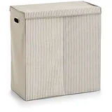 Zeller Present Zweikammer-Wäschekorb, faltbar, 120 l, 63 x 61,5 x 31 cm