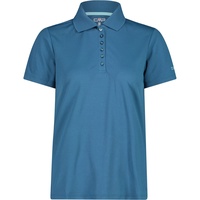 CMP Damen Piqué Poloshirt, Blau (Deep Lake), 34