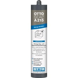 Otto-Chemie OTTOSEAL A 215 Spezial Körnige Riss- und Reparaturspachtel 310 ml Kartusche C01 weiss