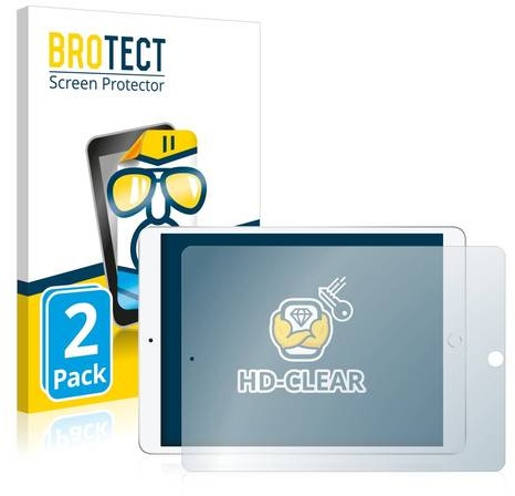 2x BROTECT® HD-Clear Displayschutzfolie für Apple iPad Air 2019 (Querformat)