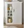 furn.design Highboard 105 x 146 cm Weiß / Pinie