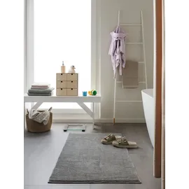 benuta nest Badematte Ole Anthrazit 80 x 50 cm