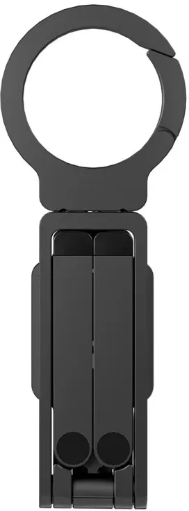 ULANZI MA38 4-in-1 Magnetisches Handy-Stativ Aluminium kompatibel mit iPhone 17 16 15 14 13 12 Magsafe, Karabiner Förmige Maglock, Faltbar Ständer Smartphone, Doppelmagnet Tripod, Mini Selfie Stick