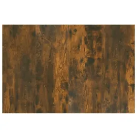 vidaXL Kopfteil mit Nachttischen Räuchereiche Holzwerkstoff