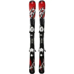 TECNOPRO Kinder Skier "XT Team ET Jr." inkl., Schwarz/Rot/Weiß, 110