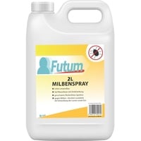 Futum Milben-Spray hochwirksam gegen Hausstaubmilben & Milben Eier 2 l Milbenspray