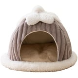 Katzenhaus Höhle, Katzenhöhle Katzenbett Flauschig, Katzenbett Für Indoor Katzen, Kleine Haustiere, Katzenhöhle Katzen Haus, Weiches Und Warmes Katzenhaus Für Drinnen, Katzenhaus Katzennest Bett Hunde