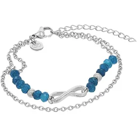 Tom Tailor Infinity Armband Edelstahl Blau 2100643 Größe 20 cm