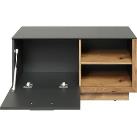 INOSIGN Premont 2 Fächer 100 x 40 x 35 cm grau / grau matt